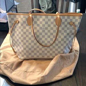 Damier azur neverfull MM